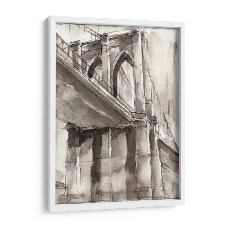 Sepia Bridge Study Ii - Ethan Harper | Cuadro decorativo de Canvas Lab