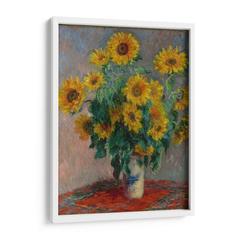 Bouquet of Sunflowers - Claude Monet | Cuadro decorativo de Canvas Lab
