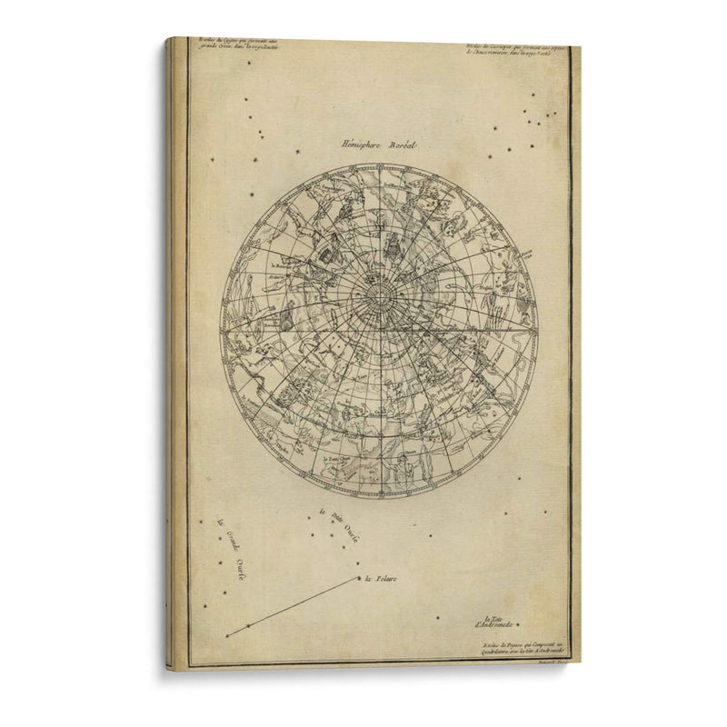 Tabla De Astronomía Antigua I - Denis Diderot | Cuadro decorativo de Canvas Lab