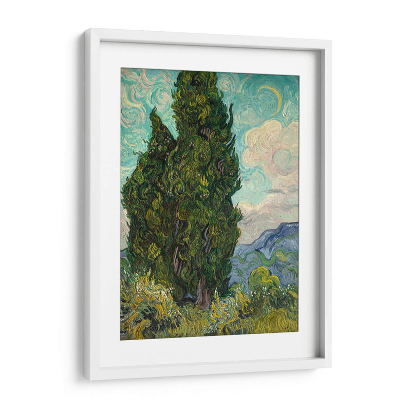 Cipreses - Vincent Van Gogh | Cuadro decorativo de Canvas Lab