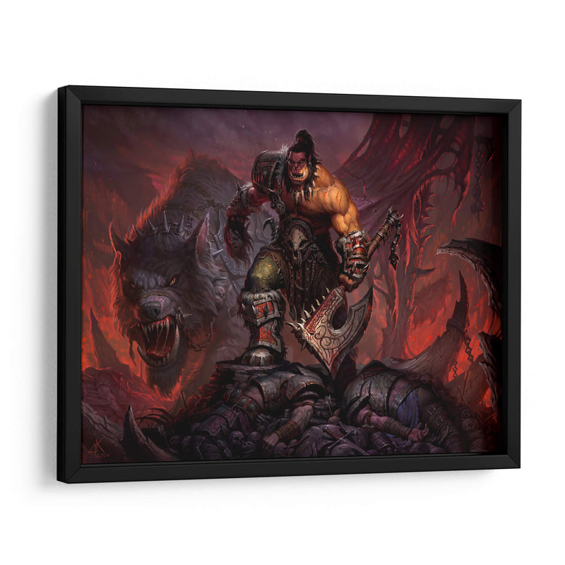 Draenor World of Warcraft | Cuadro decorativo de Canvas Lab
