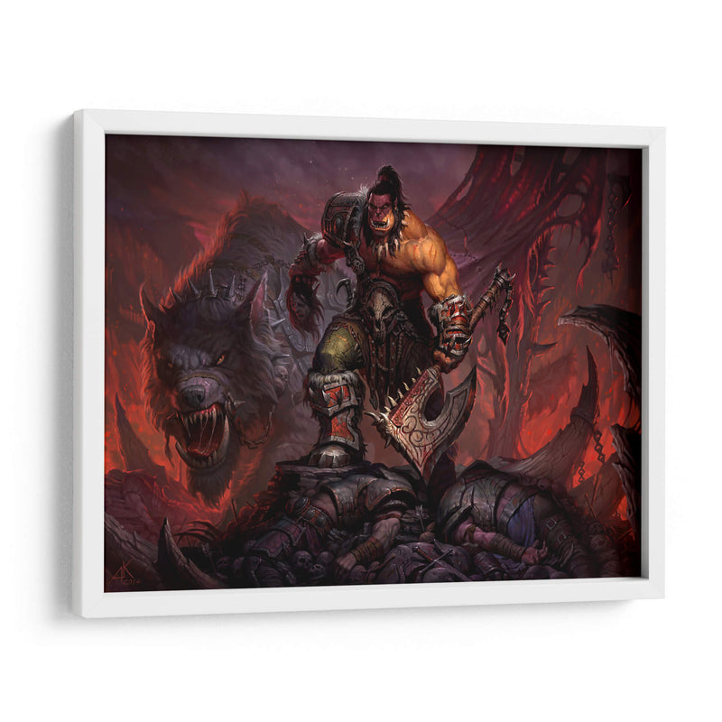 Draenor World of Warcraft | Cuadro decorativo de Canvas Lab