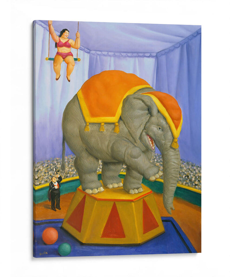 Elefante de circo - Fernando Botero | Cuadro decorativo de Canvas Lab