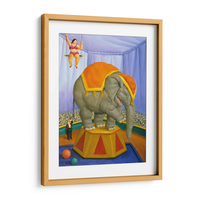 Elefante de circo - Fernando Botero | Cuadro decorativo de Canvas Lab
