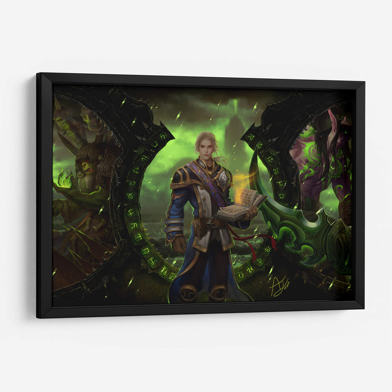 Illidan Stormrage World of Warcraft | Cuadro decorativo de Canvas Lab