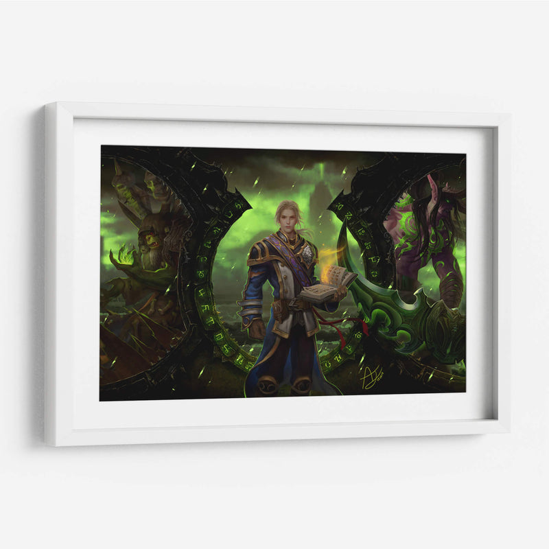 Illidan Stormrage World of Warcraft | Cuadro decorativo de Canvas Lab