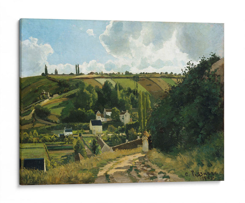 Jalais Hill, Pontoise - Camille Pissarro | Cuadro decorativo de Canvas Lab
