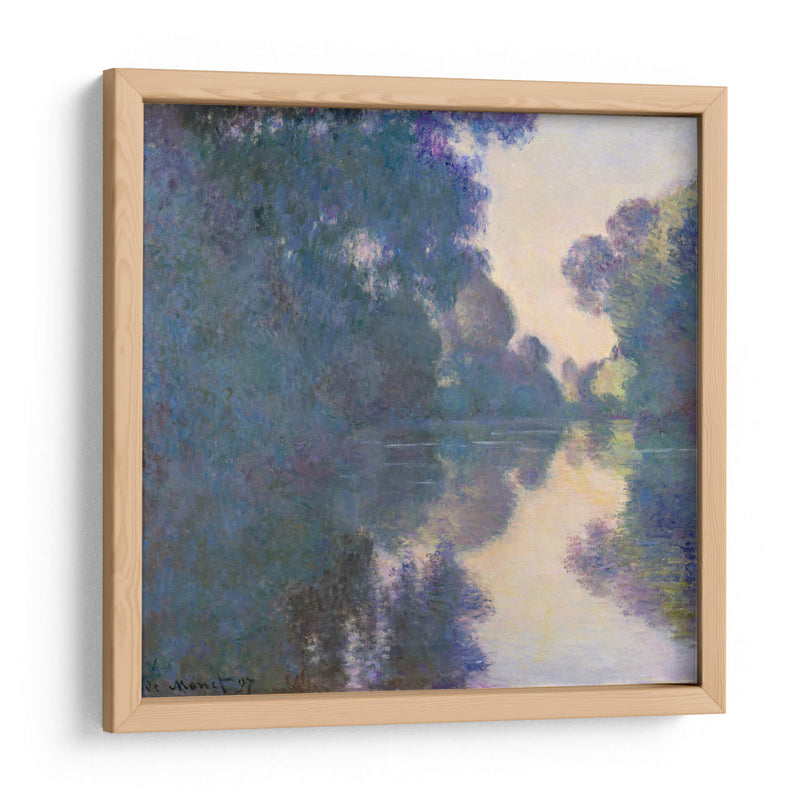 El Sena en Giverny, Nieblas matinales - Claude Monet | Cuadro decorativo de Canvas Lab