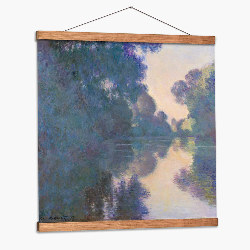 El Sena en Giverny, Nieblas matinales - Claude O. Monet | Cuadro decorativo de Canvas Lab