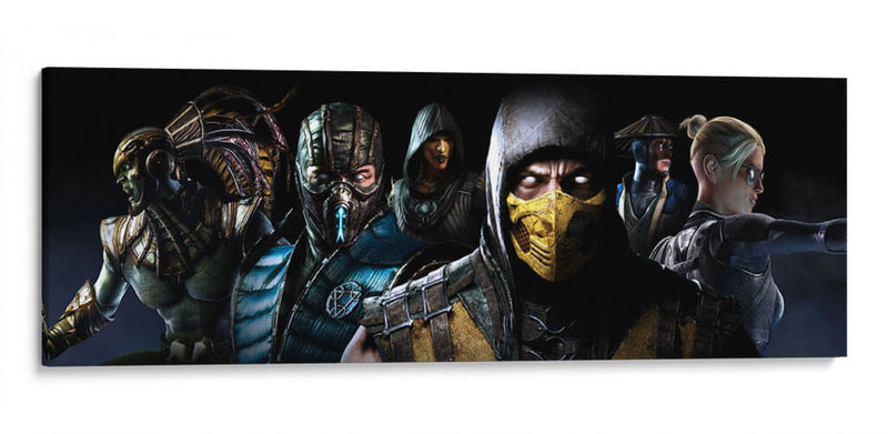 Mortal Kombat characters | Cuadro decorativo de Canvas Lab