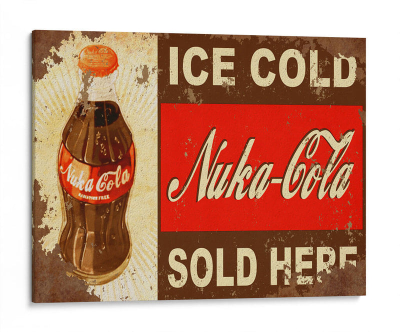 Nuka Cola here | Cuadro decorativo de Canvas Lab