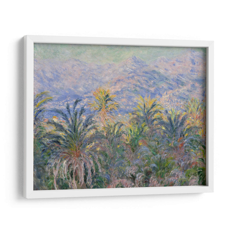 Palm Trees at Bordighera - Claude O. Monet | Cuadro decorativo de Canvas Lab