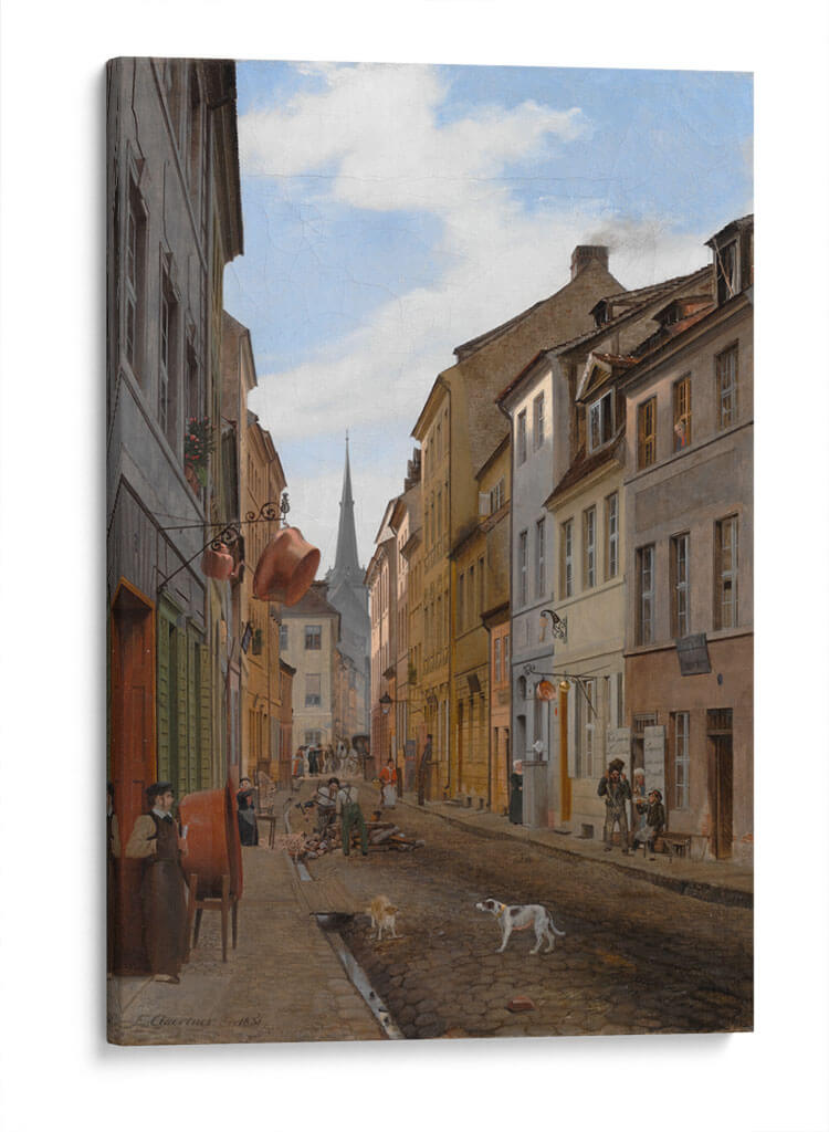 Parochialstrasse in Berlin - Eduard Gaertner | Cuadro decorativo de Canvas Lab