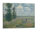 Campo de Amapolas cerca de Argenteuil - Claude O. Monet | Cuadro decorativo de Canvas Lab