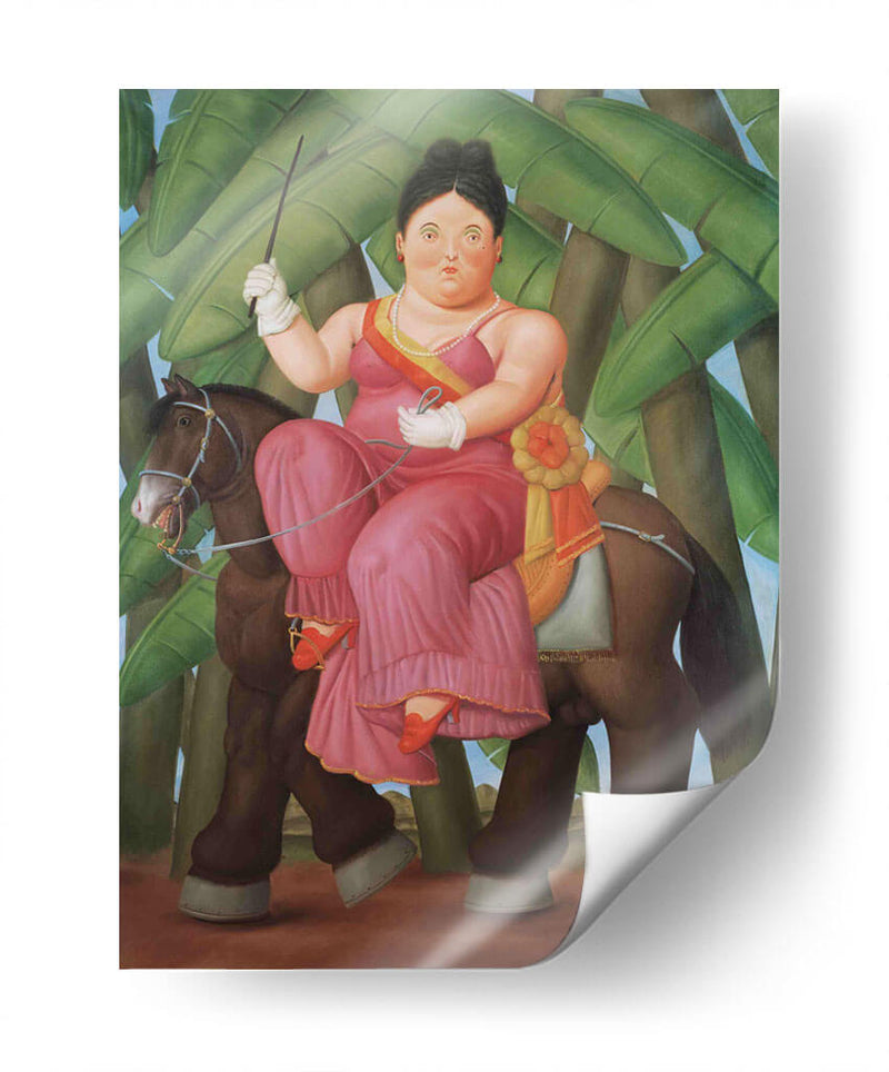 Prima Dama - Fernando Botero | Cuadro decorativo de Canvas Lab