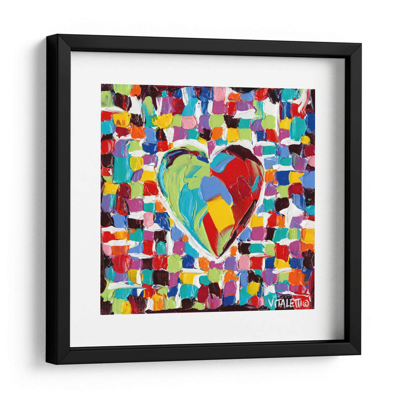 Corazón De Mosaico I - Carolee Vitaletti | Cuadro decorativo de Canvas Lab