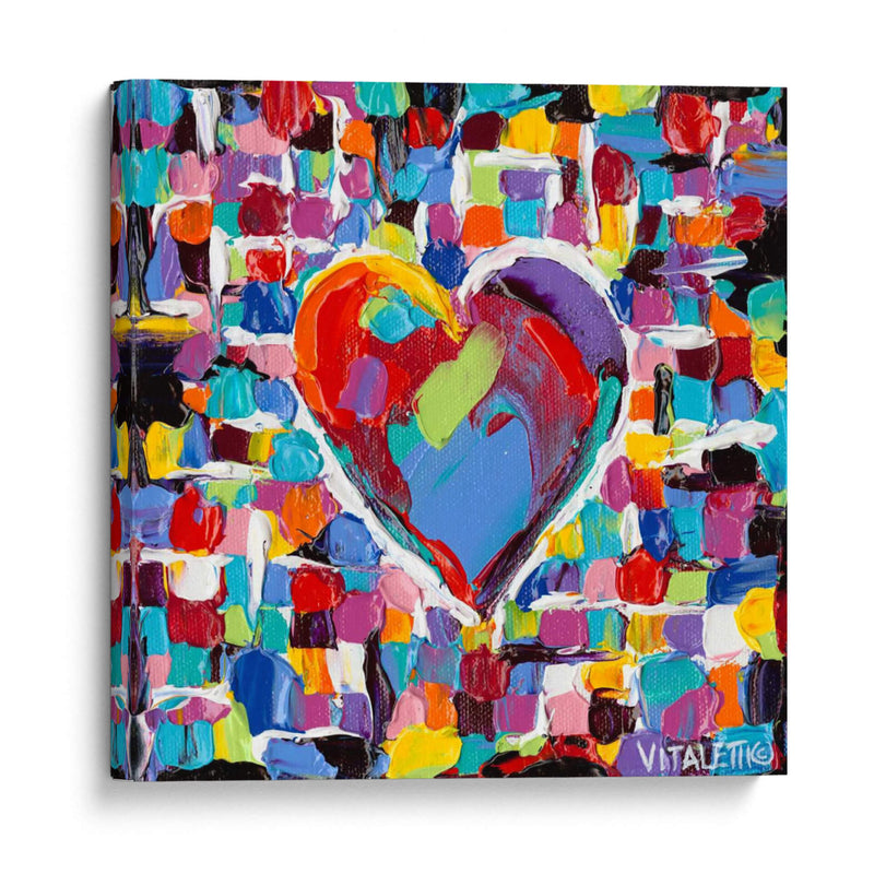 Corazón Mosaico Ii - Carolee Vitaletti | Cuadro decorativo de Canvas Lab