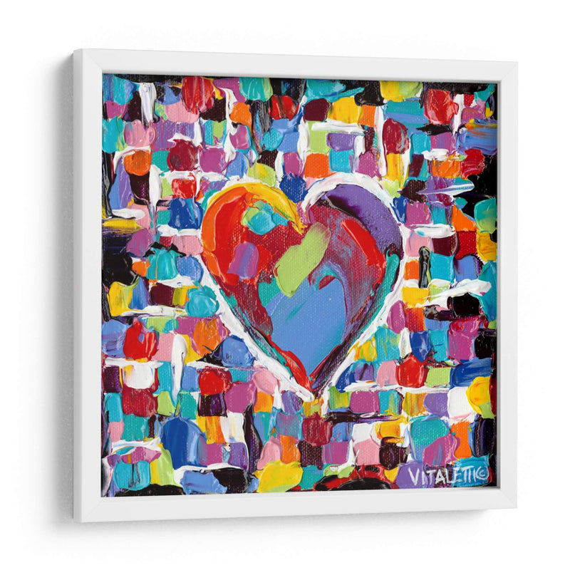 Corazón Mosaico Ii - Carolee Vitaletti | Cuadro decorativo de Canvas Lab