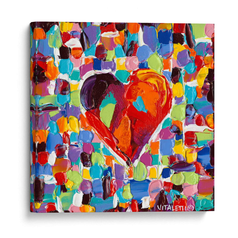 Heart Mosaic Heart Iii - Carolee Vitaletti | Cuadro decorativo de Canvas Lab