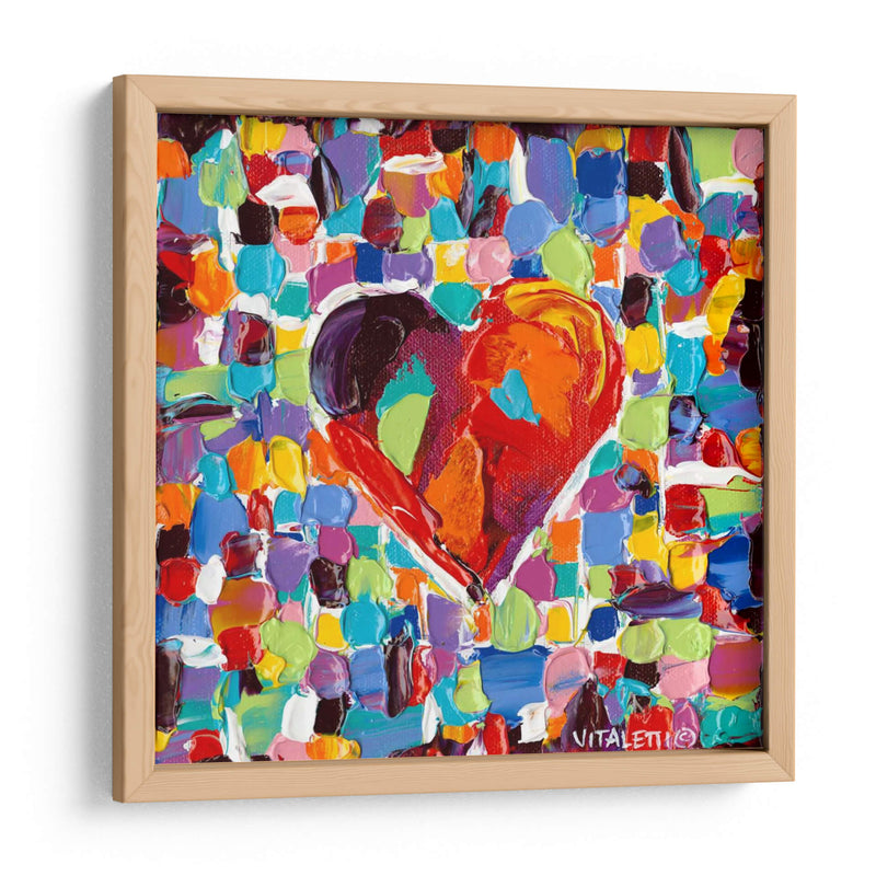Heart Mosaic Heart Iii - Carolee Vitaletti | Cuadro decorativo de Canvas Lab
