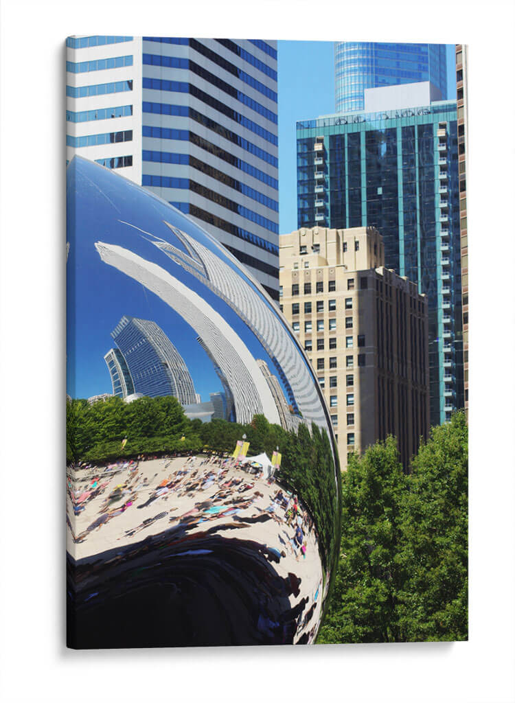 Reflejo de Chicago | Cuadro decorativo de Canvas Lab