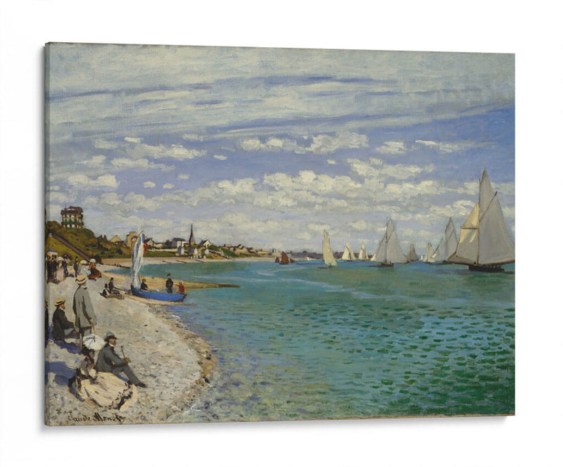 Regatta at Sainte-Adresse - Claude Monet | Cuadro decorativo de Canvas Lab