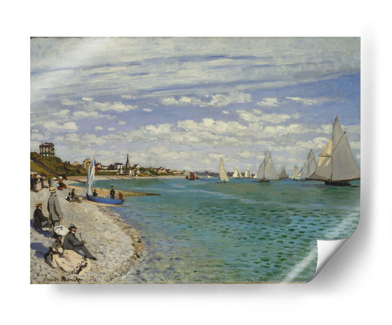 Regatta at Sainte-Adresse - Claude O. Monet | Cuadro decorativo de Canvas Lab