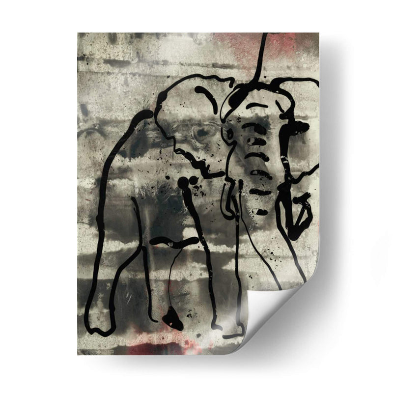 Elefante Abstracto I - Joyce Combs | Cuadro decorativo de Canvas Lab