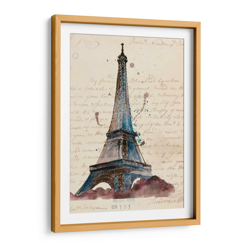 Letras De Eiffel - Melissa Wang | Cuadro decorativo de Canvas Lab