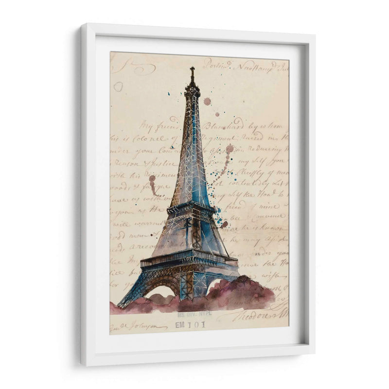 Letras De Eiffel - Melissa Wang | Cuadro decorativo de Canvas Lab