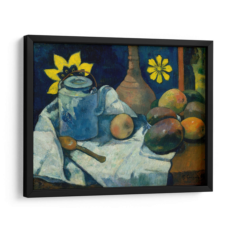 Naturaleza muerta con tetera y frutas - Paul Gauguin | Cuadro decorativo de Canvas Lab