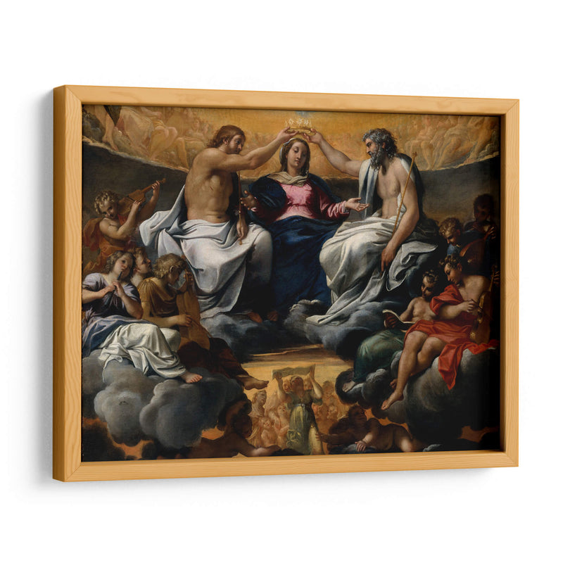 The Coronation of the Virgin - Annibale Carracci | Cuadro decorativo de Canvas Lab