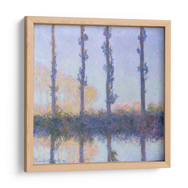 The Four Trees - Claude Monet | Cuadro decorativo de Canvas Lab