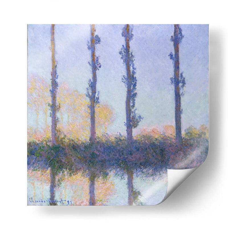 The Four Trees - Claude O. Monet | Cuadro decorativo de Canvas Lab