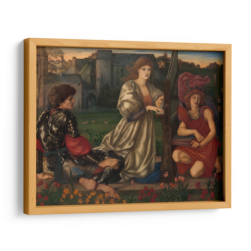 The Love Song - Sir Edward Burne-Jones | Cuadro decorativo de Canvas Lab