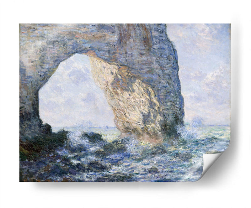 La Manneporte (Étretat) - Claude O. Monet | Cuadro decorativo de Canvas Lab