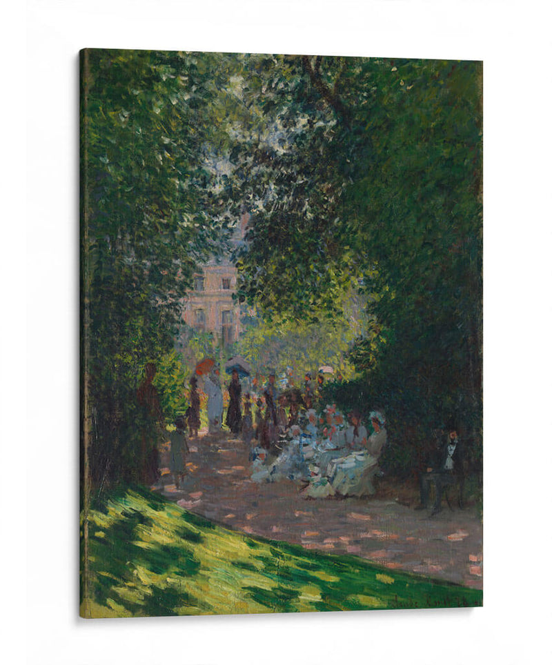 The Parc Monceau - Claude O. Monet | Cuadro decorativo de Canvas Lab