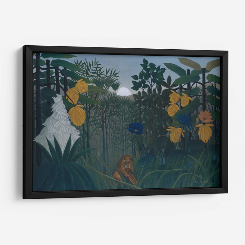 The Repast of the Lion - Henri Rousseau | Cuadro decorativo de Canvas Lab