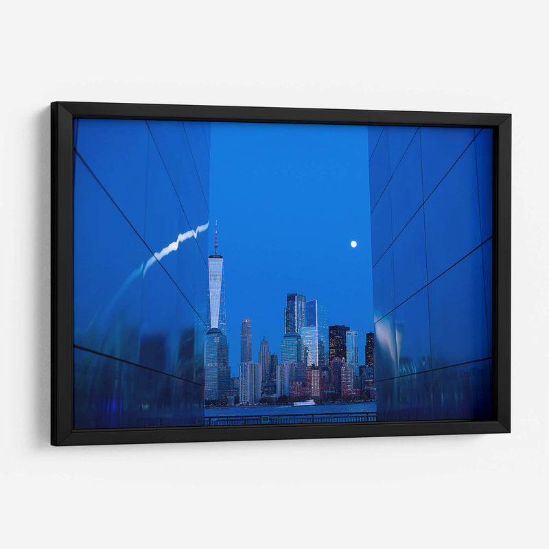 Ciudad azul | Cuadro decorativo de Canvas Lab