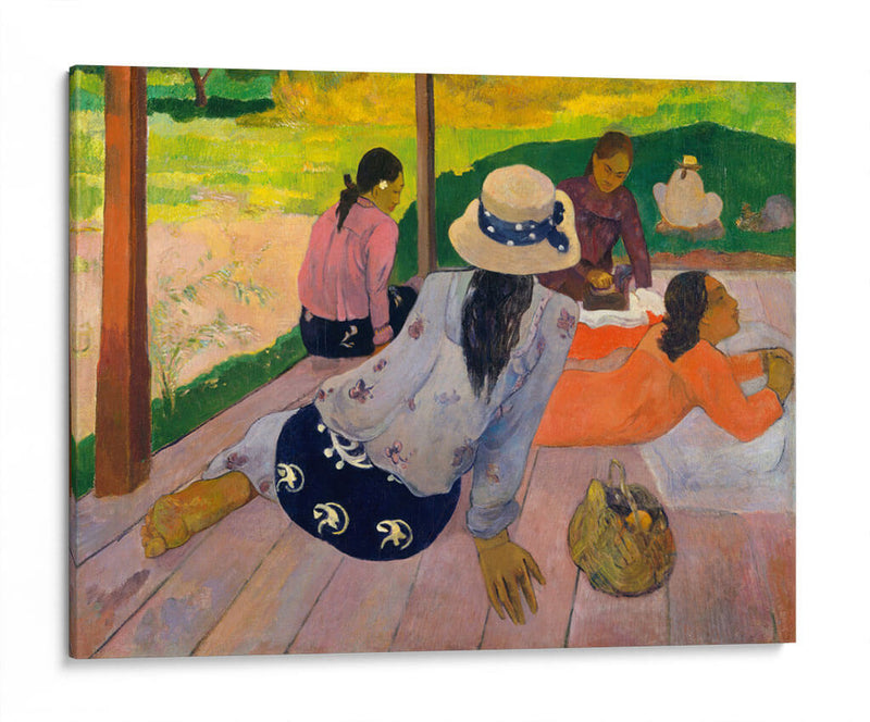 La siesta - Paul Gauguin | Cuadro decorativo de Canvas Lab
