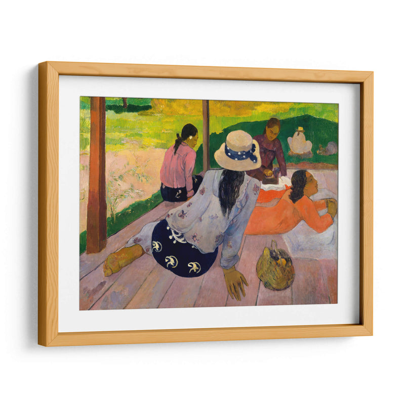 La siesta - Paul Gauguin | Cuadro decorativo de Canvas Lab
