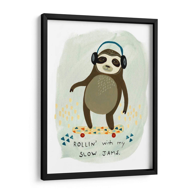 Hipster Sloth Ii - June Erica Vess | Cuadro decorativo de Canvas Lab