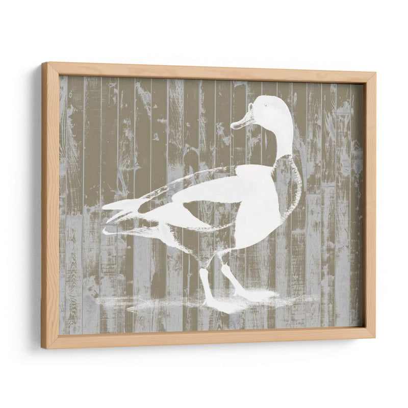 Woodgrain Fowl I - Jennifer Goldberger | Cuadro decorativo de Canvas Lab