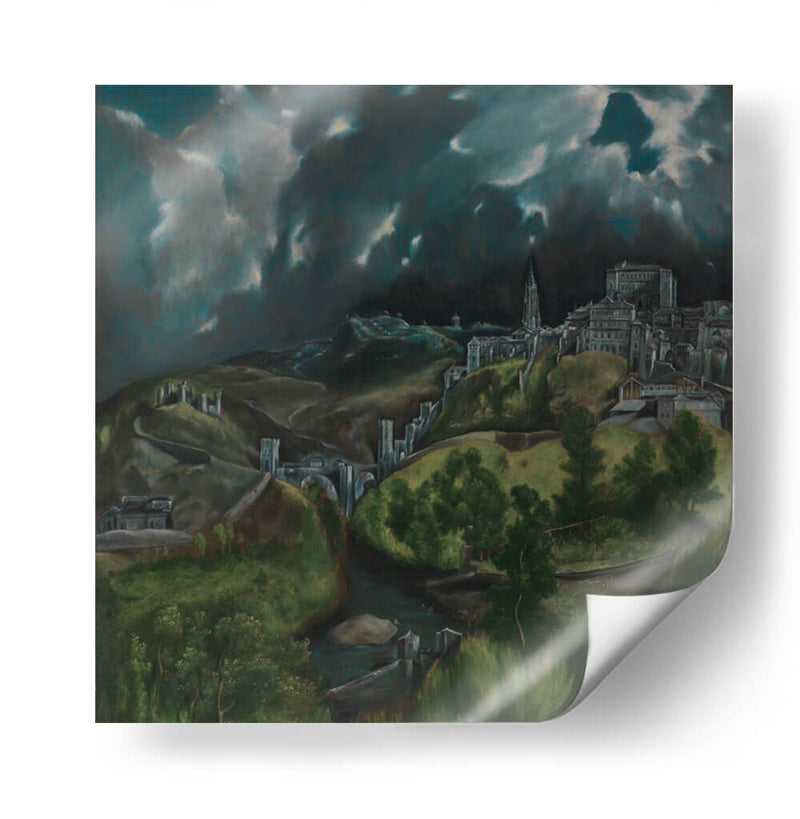 View of Toledo - El Greco | Cuadro decorativo de Canvas Lab