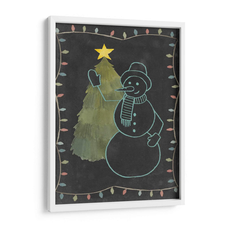 Pizarra Snowman I - Grace Popp | Cuadro decorativo de Canvas Lab