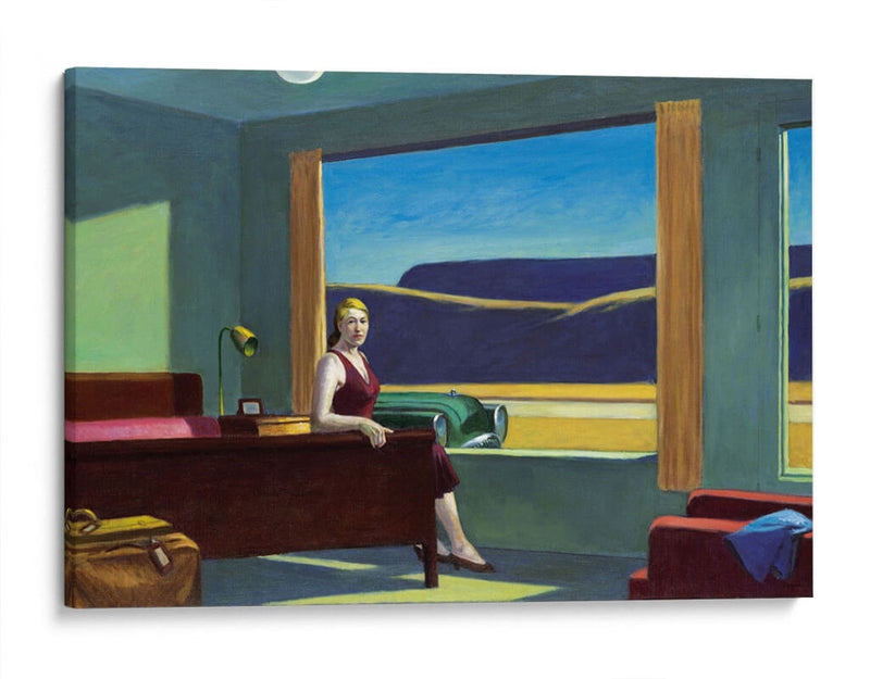 Western Motel - Edward Hopper | Cuadro decorativo de Canvas Lab