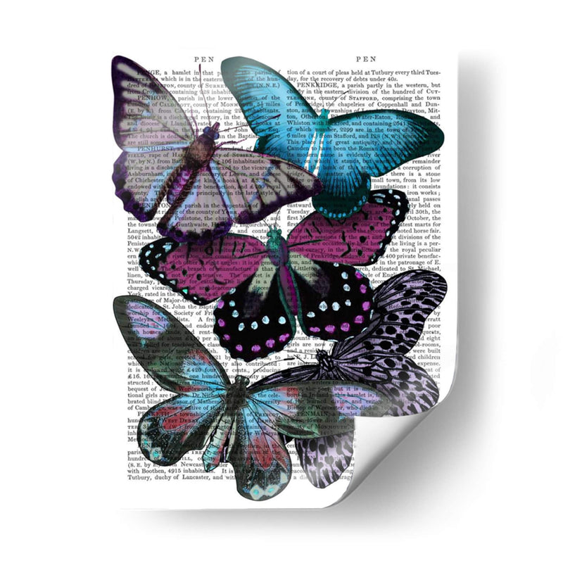 Grandes Mariposas Negras 5 - Fab Funky | Cuadro decorativo de Canvas Lab