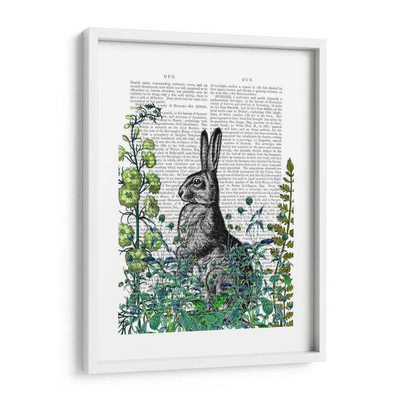 Conejo En El Jardín - Fab Funky | Cuadro decorativo de Canvas Lab