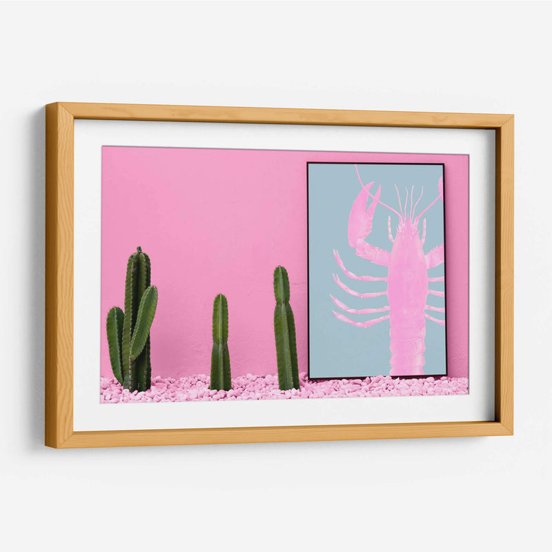 Langosta rosa | Cuadro decorativo de Canvas Lab