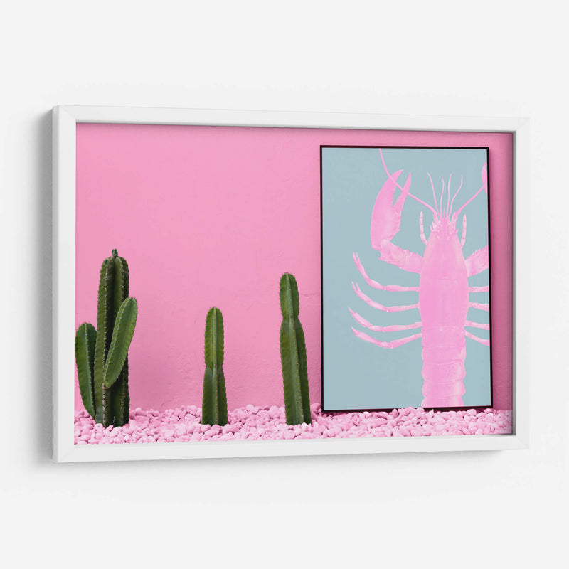 Langosta rosa | Cuadro decorativo de Canvas Lab